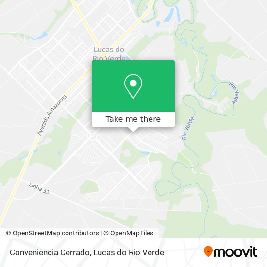 Mapa Conveniência Cerrado