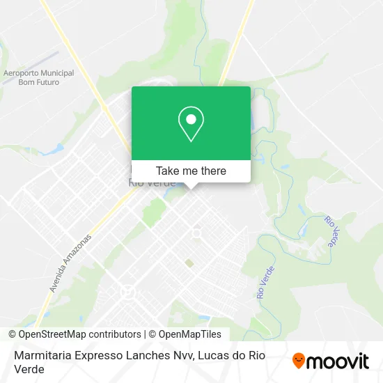Marmitaria Expresso Lanches Nvv map