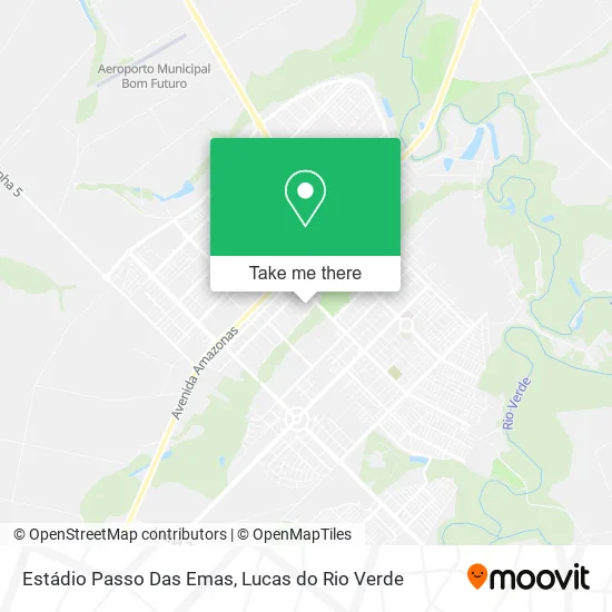 Estádio Passo Das Emas map