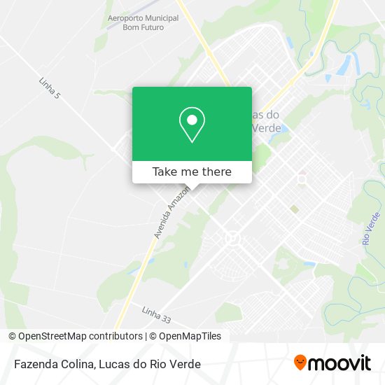 Fazenda Colina map