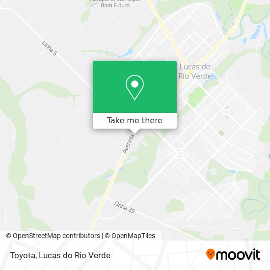 Mapa Toyota