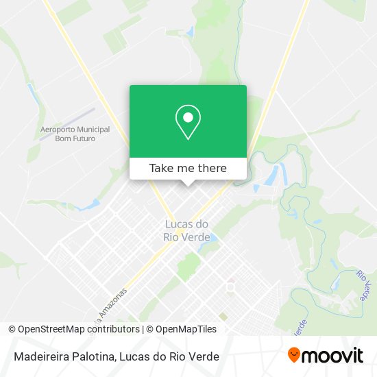 Madeireira Palotina map