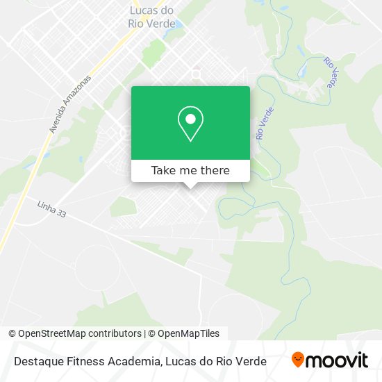 Destaque Fitness Academia map