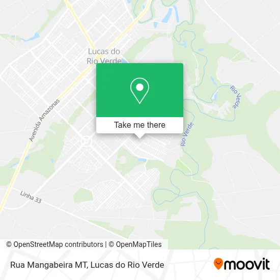 Rua Mangabeira MT map