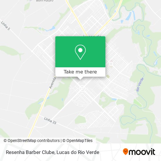 Resenha Barber Clube map