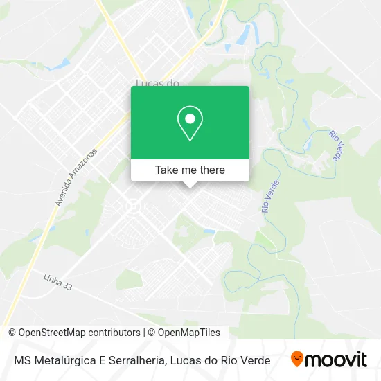 MS Metalúrgica E Serralheria map