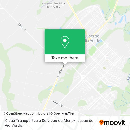 Kidao Transportes e Servicos de Munck map