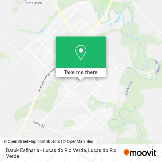 Baruk Esfiharia - Lucas do Rio Verde map