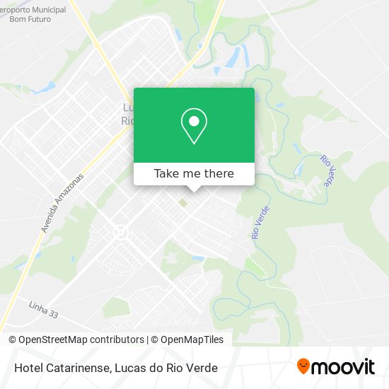 Hotel Catarinense map