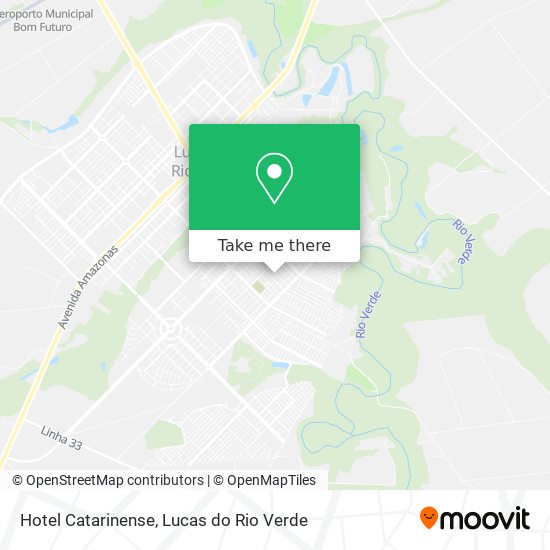 Mapa Hotel Catarinense