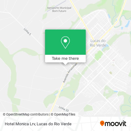 Hotel Monica Lrv map