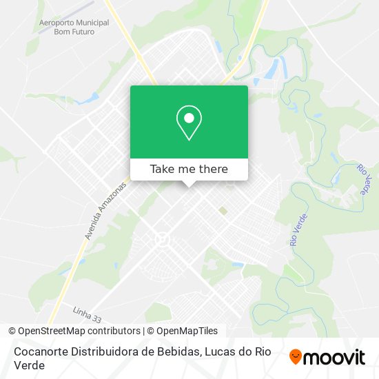 Cocanorte Distribuidora de Bebidas map