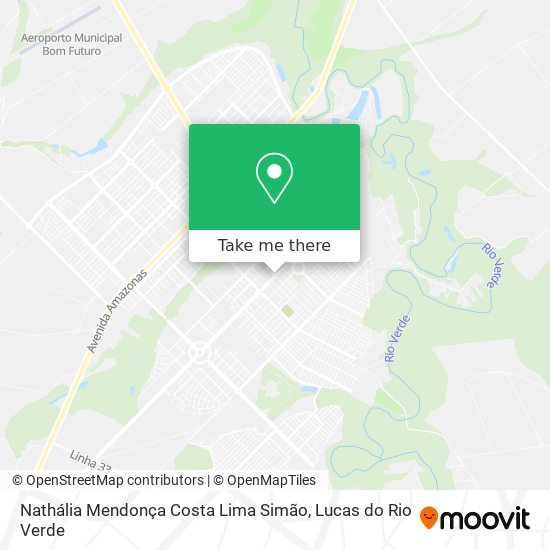 Nathália Mendonça Costa Lima Simão map