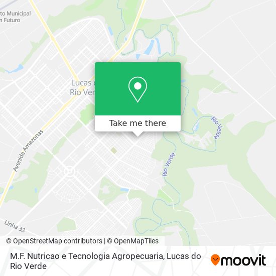 M.F. Nutricao e Tecnologia Agropecuaria map