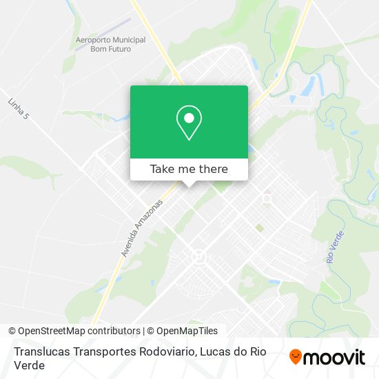 Translucas Transportes Rodoviario map