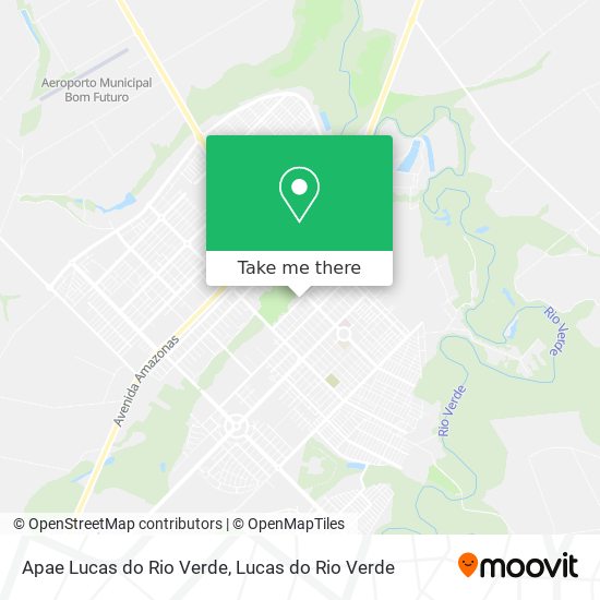 Apae Lucas do Rio Verde map