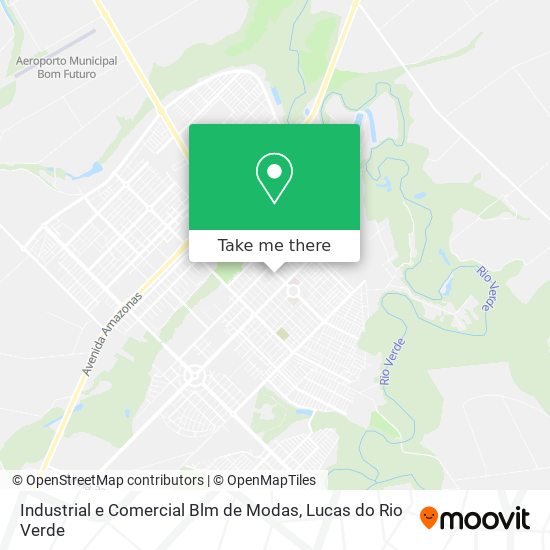 Industrial e Comercial Blm de Modas map