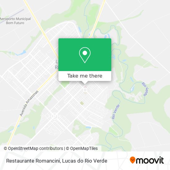 Mapa Restaurante Romancini