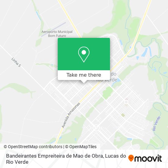 Bandeirantes Empreiteira de Mao de Obra map