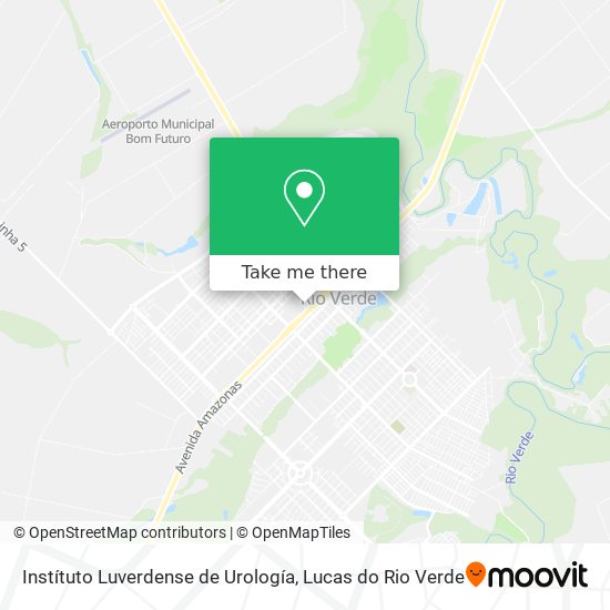 Instítuto Luverdense de Urología map