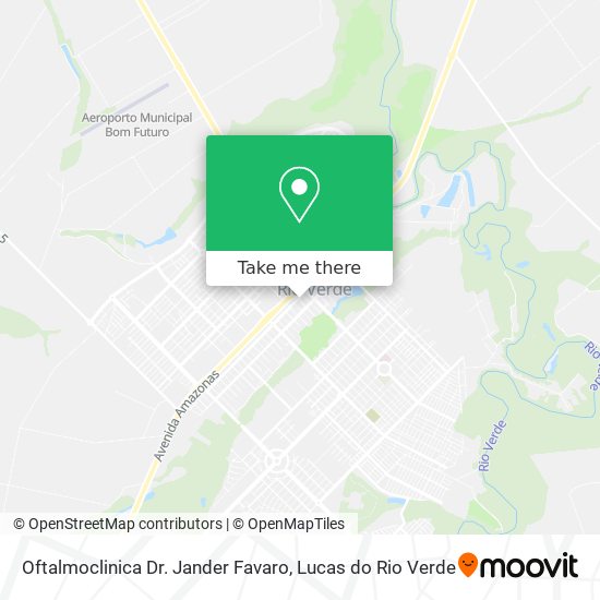 Oftalmoclinica Dr. Jander Favaro map