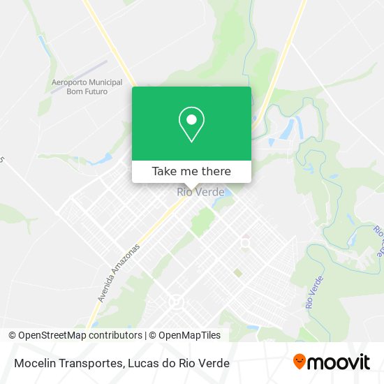 Mapa Mocelin Transportes