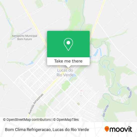 Bom Clima Refrigeracao map