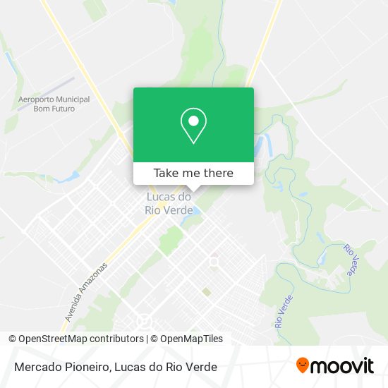 Mercado Pioneiro map