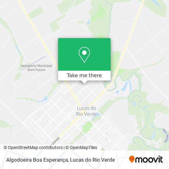 Mapa Algodoeira Boa Esperança