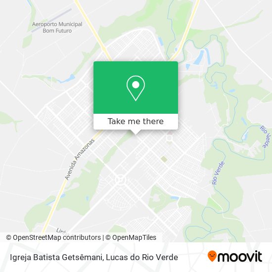 Mapa Igreja Batista Getsêmani