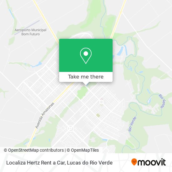 Mapa Localiza Hertz Rent a Car