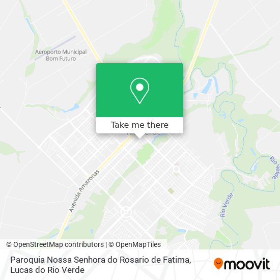 Mapa Paroquia Nossa Senhora do Rosario de Fatima