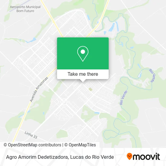 Agro Amorim Dedetizadora map
