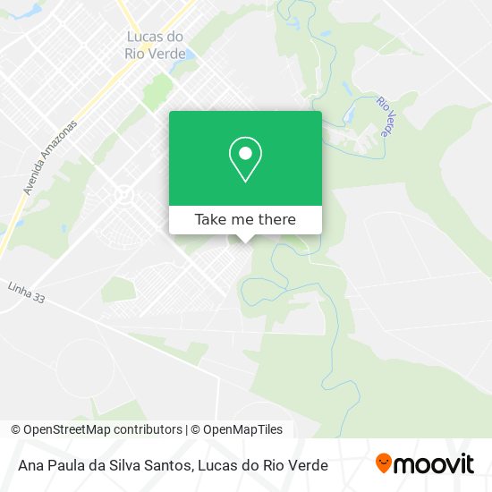 Ana Paula da Silva Santos map