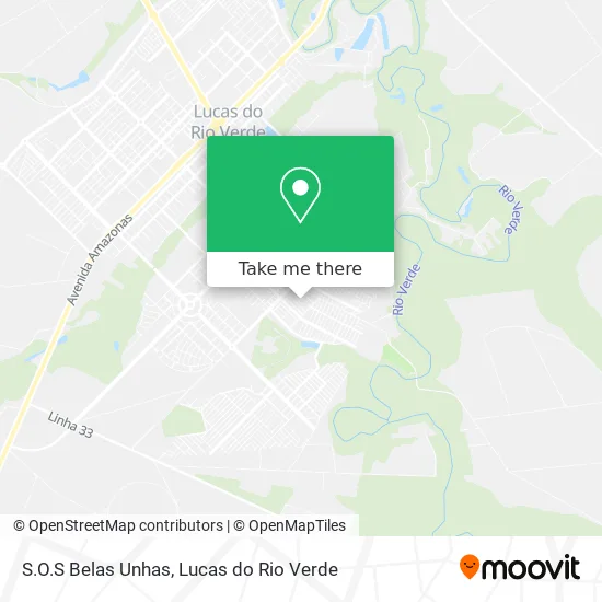 S.O.S Belas Unhas map