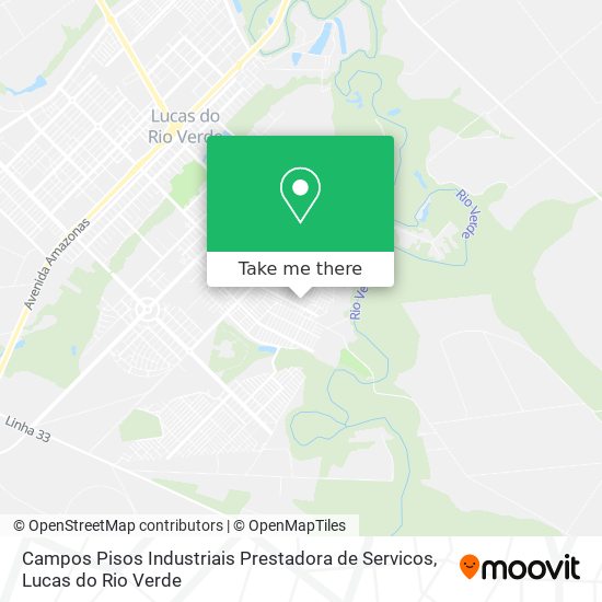 Mapa Campos Pisos Industriais Prestadora de Servicos