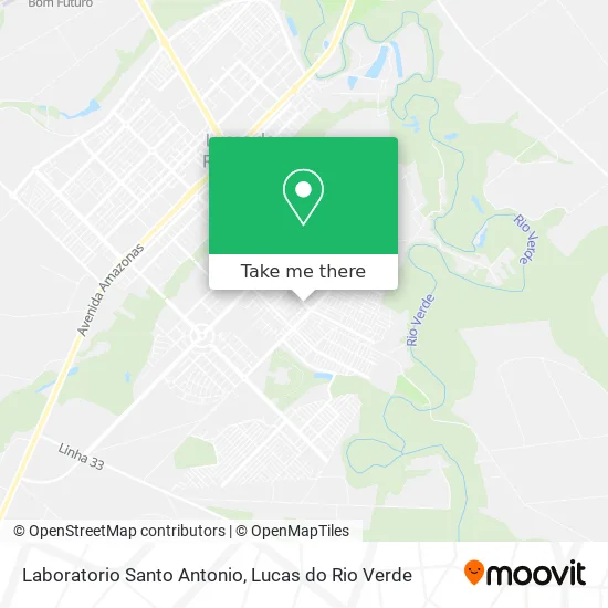 Laboratorio Santo Antonio map