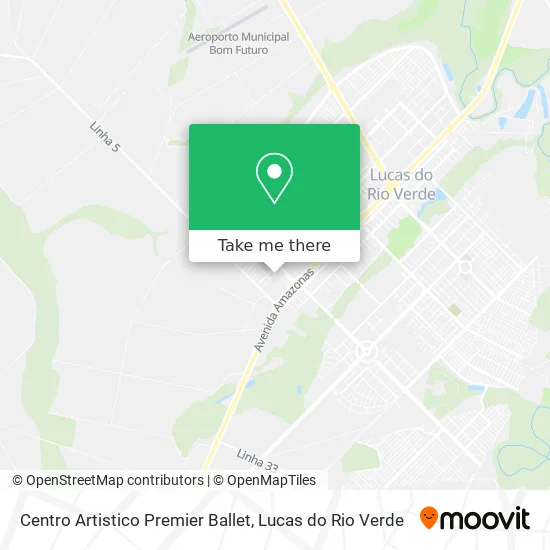 Centro Artistico Premier Ballet map