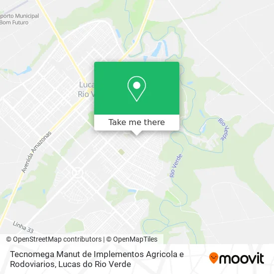 Tecnomega Manut de Implementos Agricola e Rodoviarios map