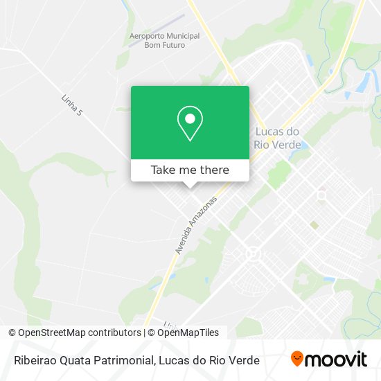 Mapa Ribeirao Quata Patrimonial