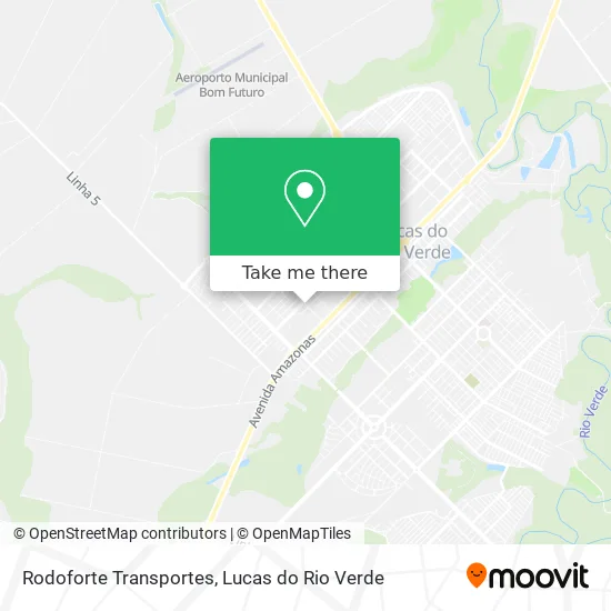 Rodoforte Transportes map