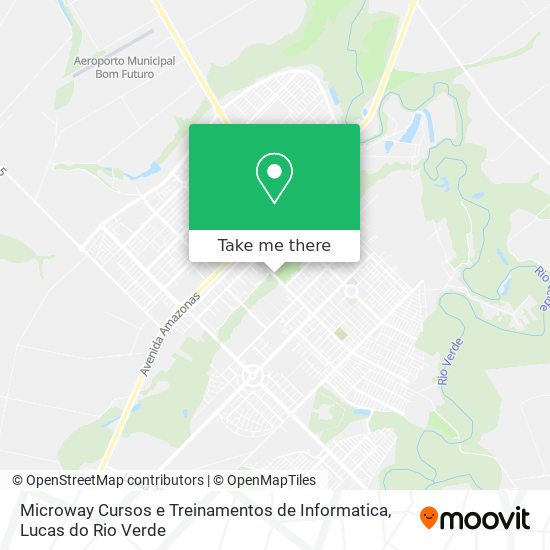 Mapa Microway Cursos e Treinamentos de Informatica