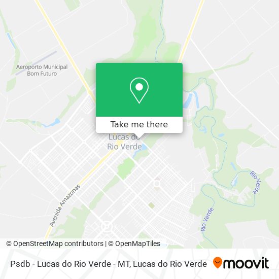 Psdb - Lucas do Rio Verde - MT map