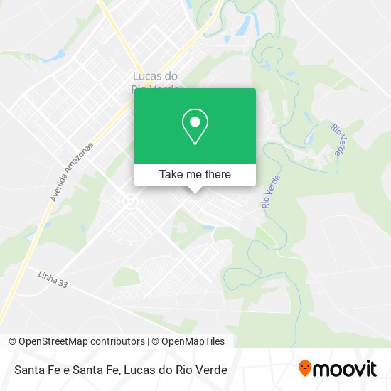 Santa Fe e Santa Fe map
