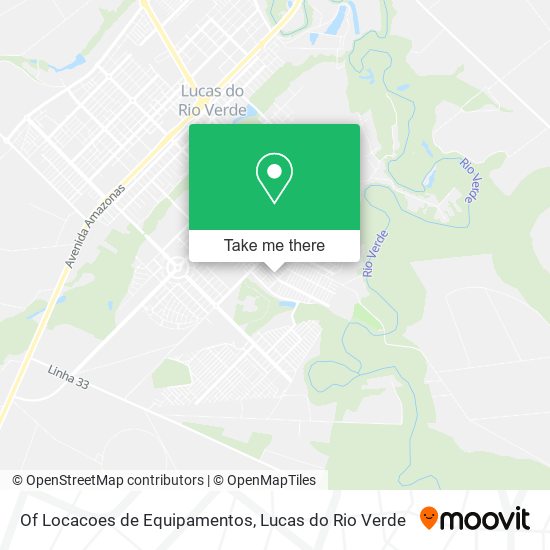 Of Locacoes de Equipamentos map