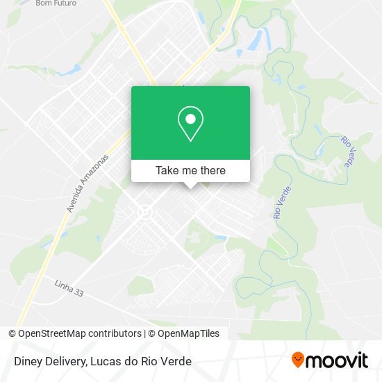 Diney Delivery map