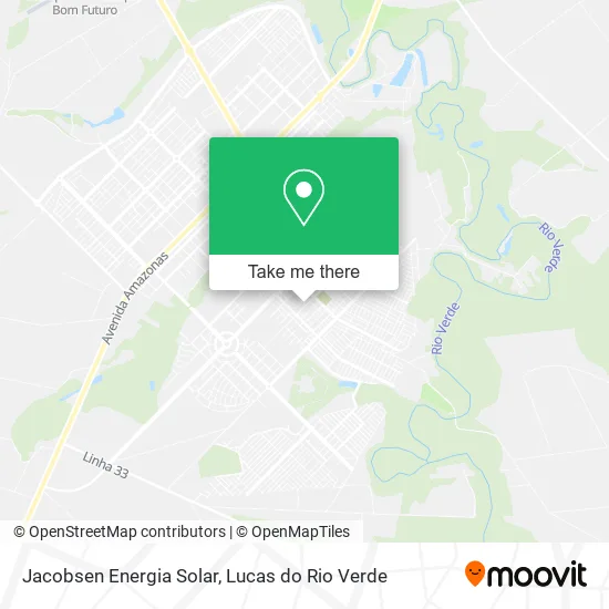 Jacobsen Energia Solar map