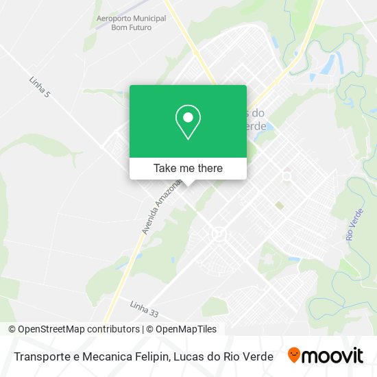 Transporte e Mecanica Felipin map