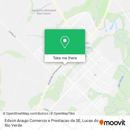 Edson Araujo Comercio e Prestacao de SE map