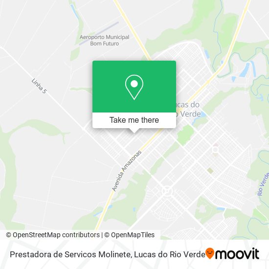 Prestadora de Servicos Molinete map